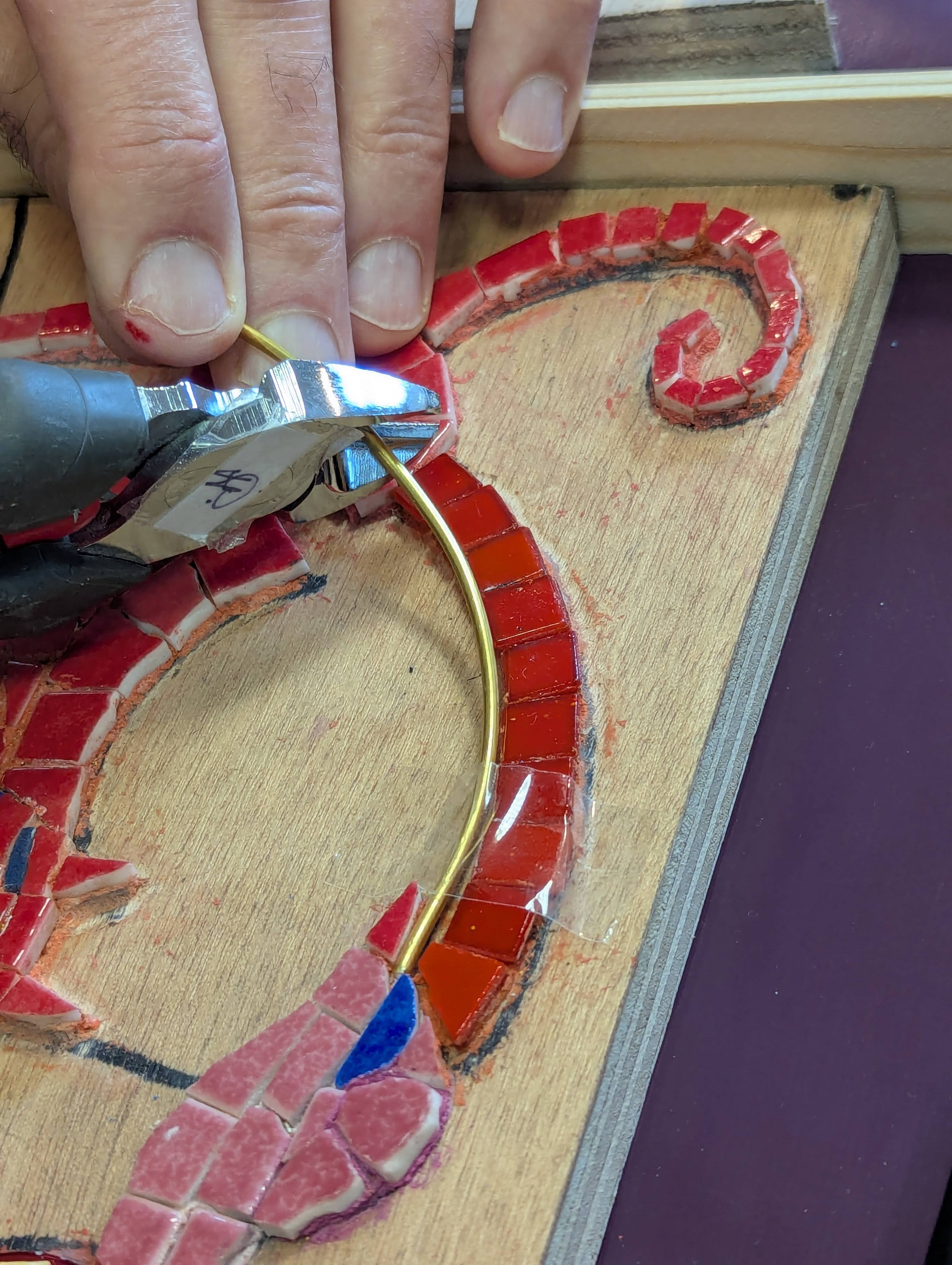 Travail avec fil aluminium